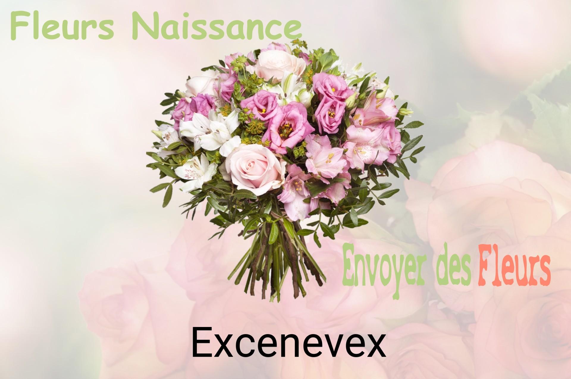 Bouquet de fleurs de naissance livré à Excenevex