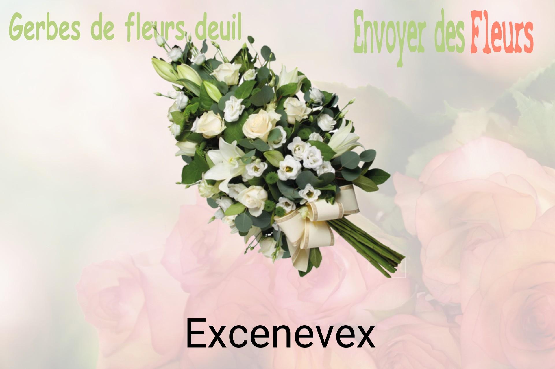 Gerbe de fleurs de deuil livrée à Excenevex